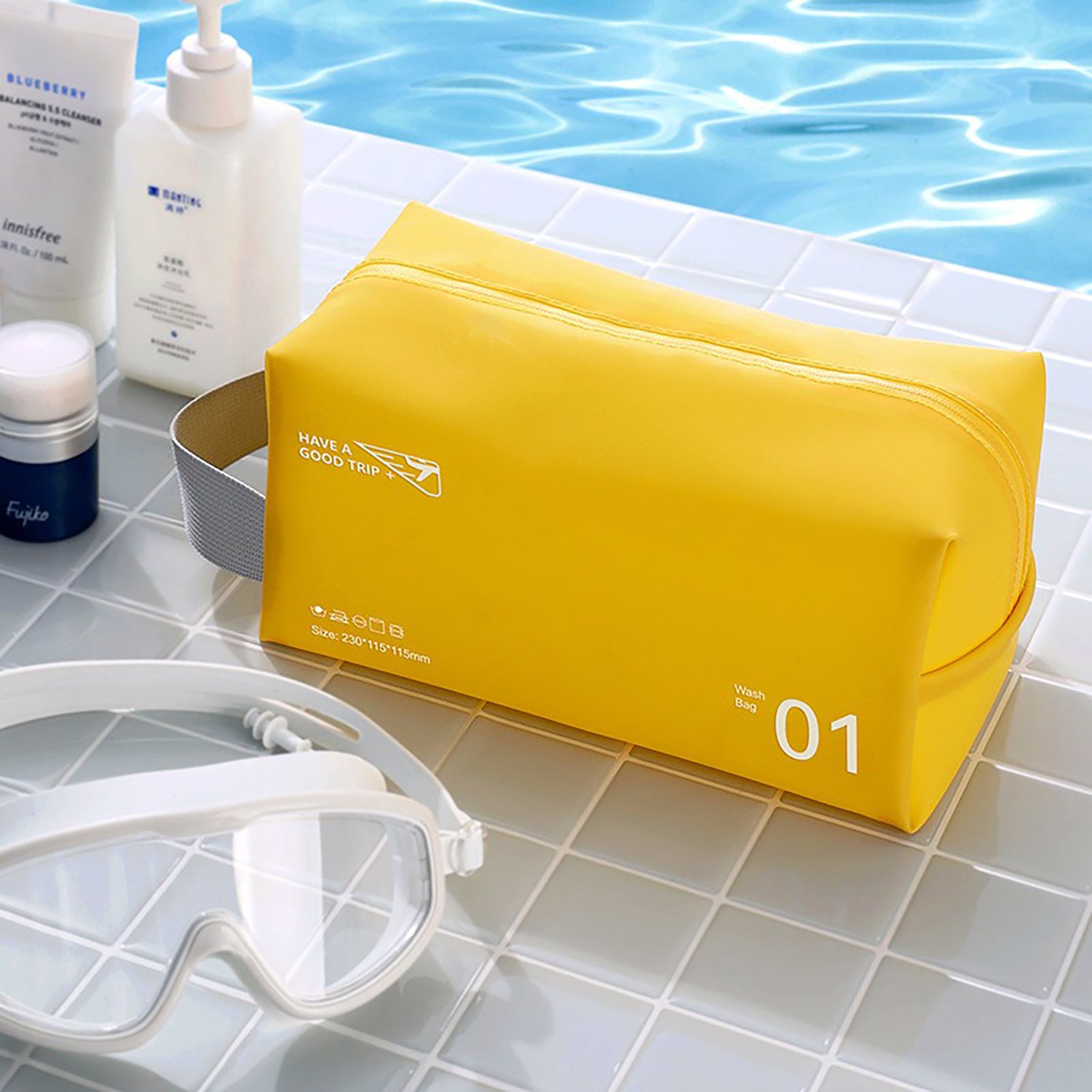Premium PU Leather Cosmetic Bag – Durable, Waterproof & Stylish - glammyverse